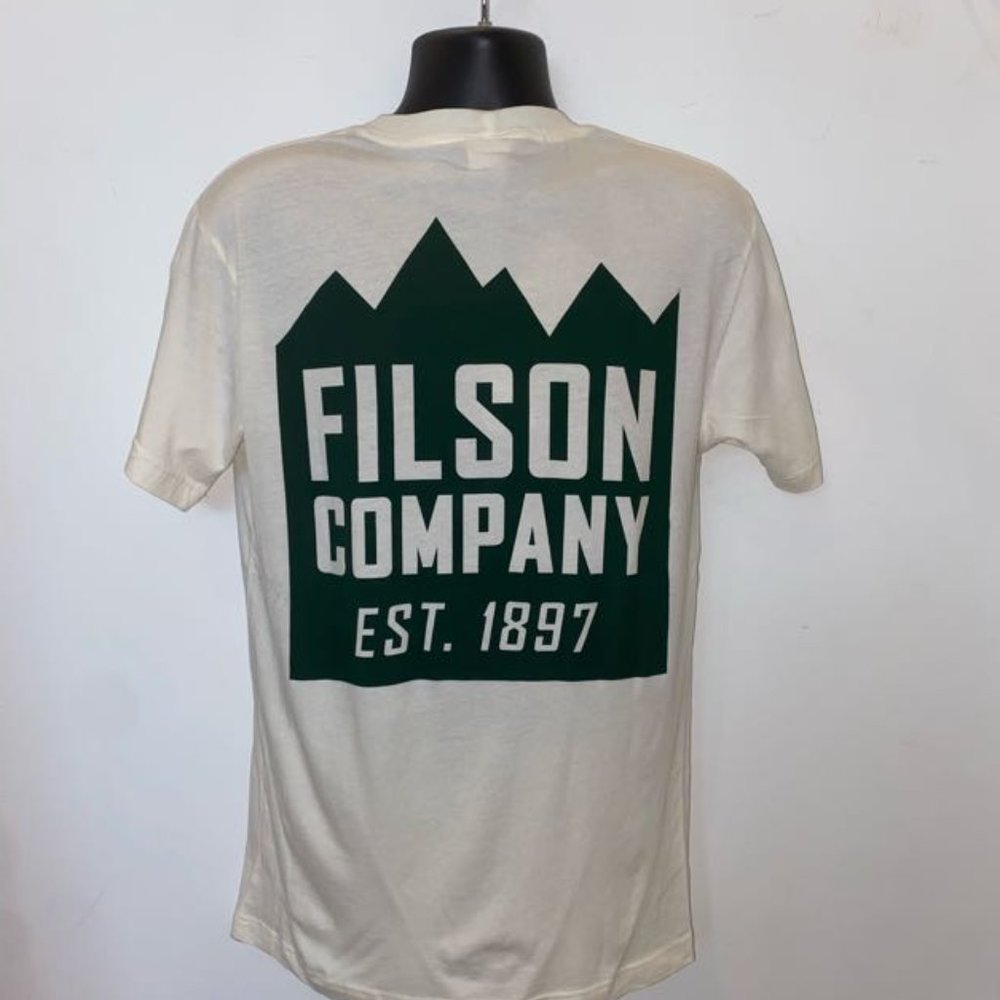 C.C. Filson Off White Road Ranger Graphic T-shirt | Size S | NWT